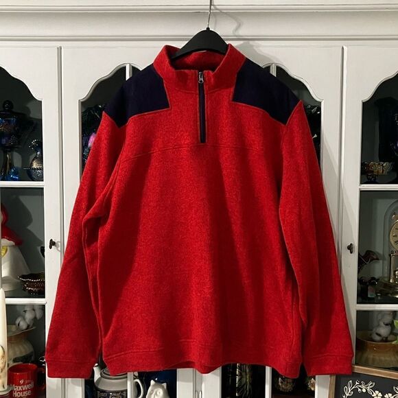 Charleston Threads Men’s Pullover Red & Navy Sz XXL - Picture 1 of 7